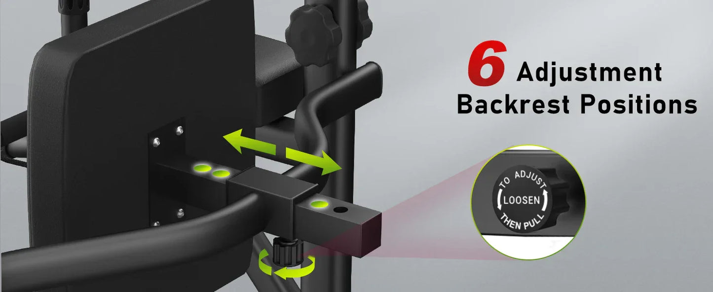 Power Tower Dip Station Pull-Up Bar