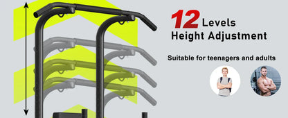 Power Tower Dip Station Pull-Up Bar