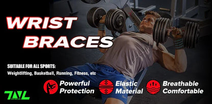 Premium Wrist Support Bands (1 Pair)