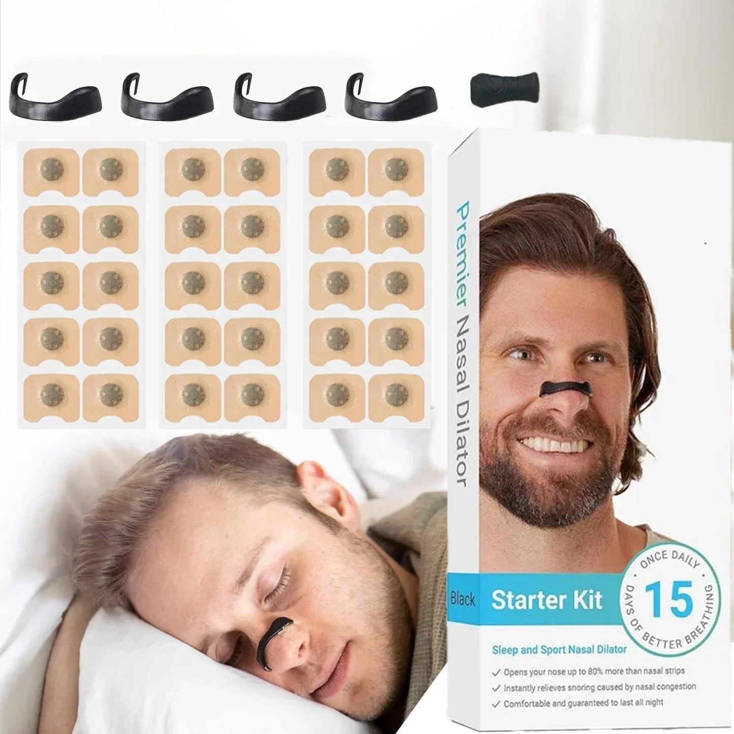 Magnetic Nasal Breathing Dilators