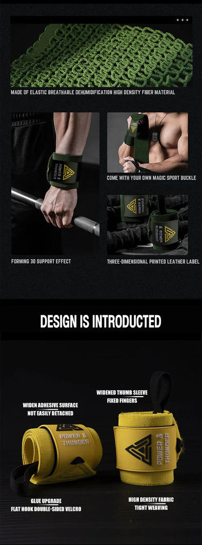 Premium Wrist Support Bands (1 Pair)