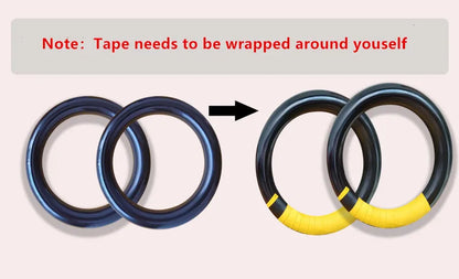 Gymnastic Rings with 1.2 m Adjustable Straps