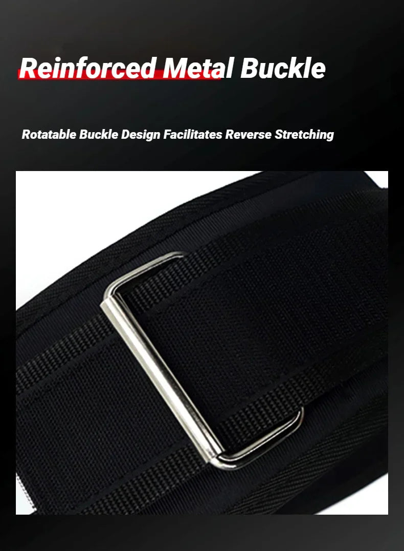 Weight Lifting Belt with Metal Buckle