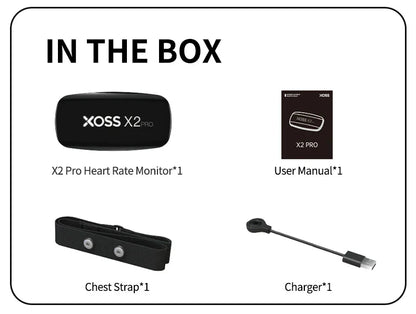 XOSS X2 Pro Chest Strap Heart Rate Monitor