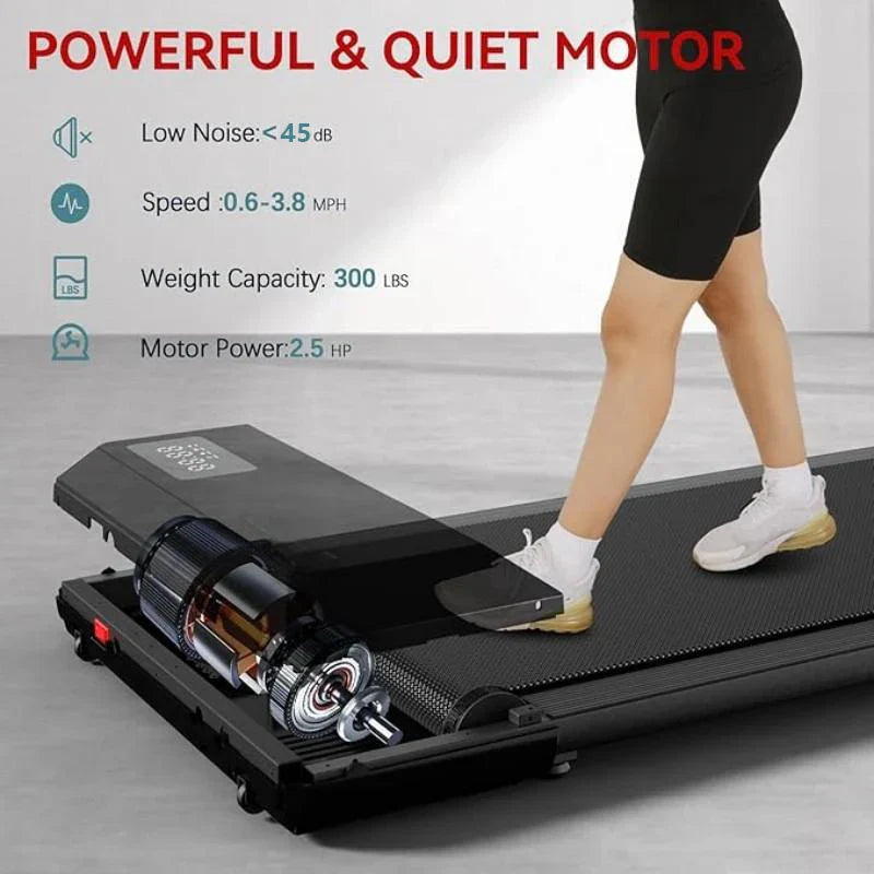 2‑in‑1 Portable Treadmill