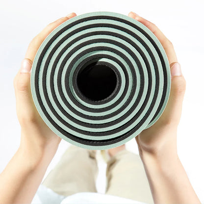 TPE Yoga &amp; Fitness Mat with Alignment Guide Lines