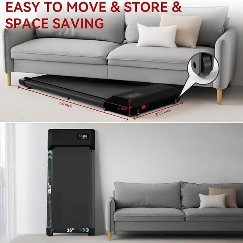 2‑in‑1 Portable Treadmill