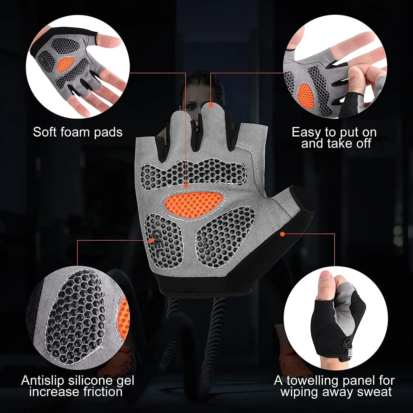 Fingerless Gym Gloves