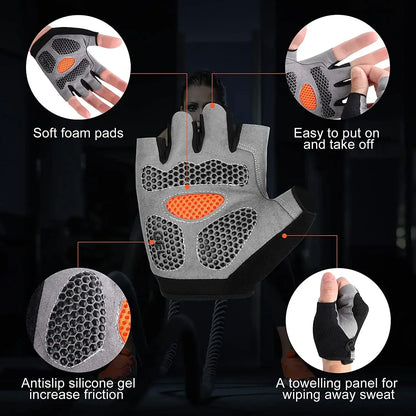 Fingerless Gym Gloves