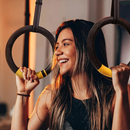 Gymnastic Rings with 1.2 m Adjustable Straps