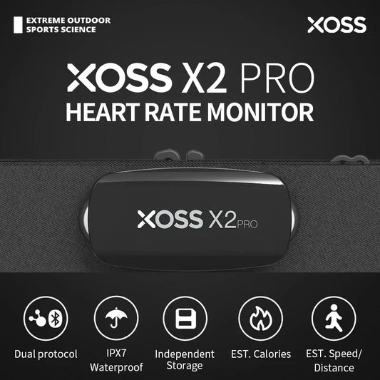 XOSS X2 Pro Chest Strap Heart Rate Monitor