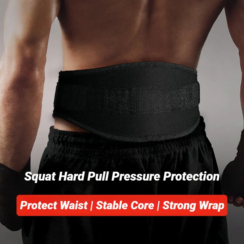 Weight Lifting Belt with Metal Buckle