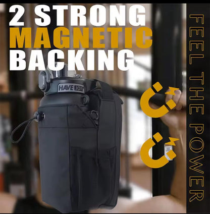 IronGrip Gym Organiser – Magnetic Large-Capacity Bag